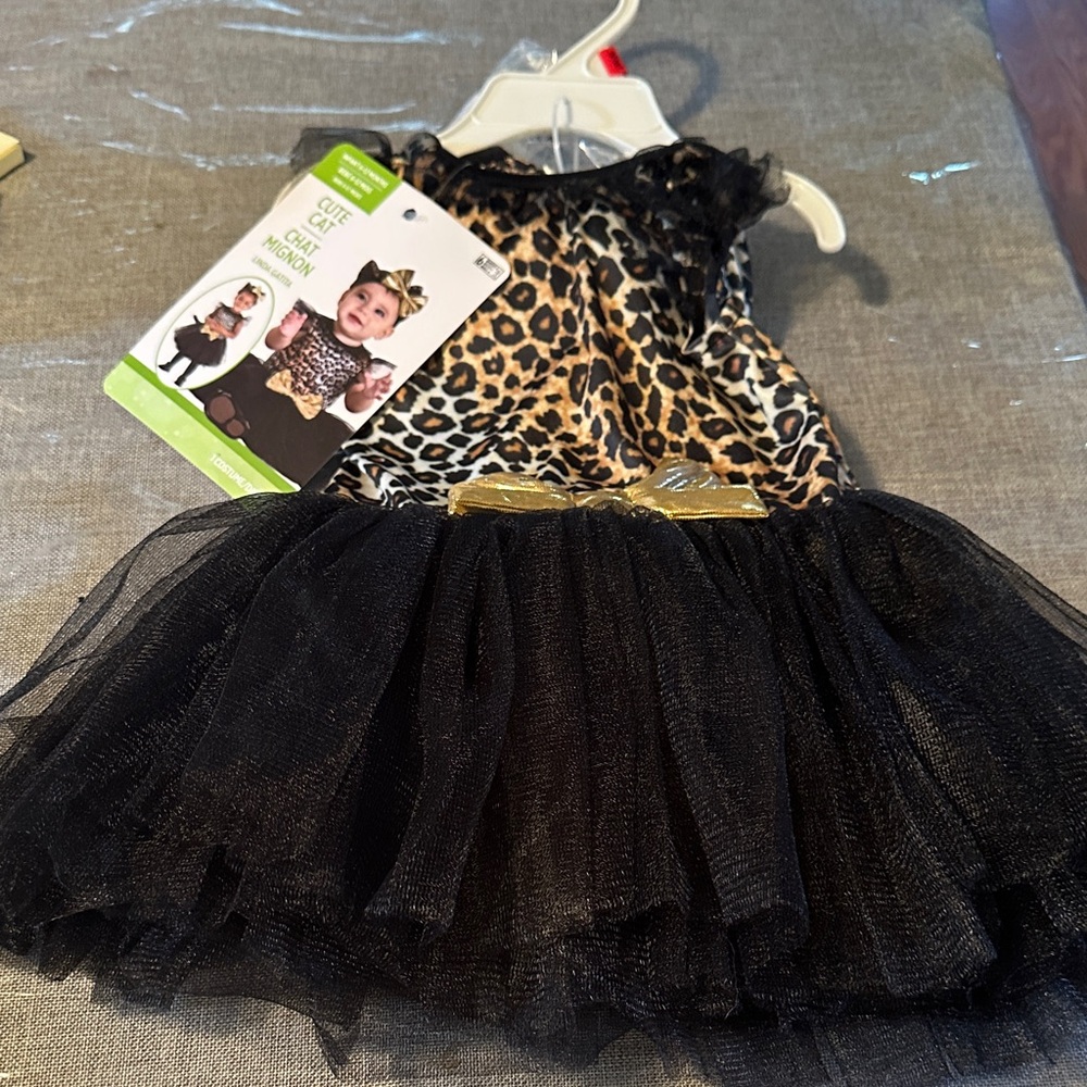 Leopard Cute Cat Tutu Costume for Baby Girl